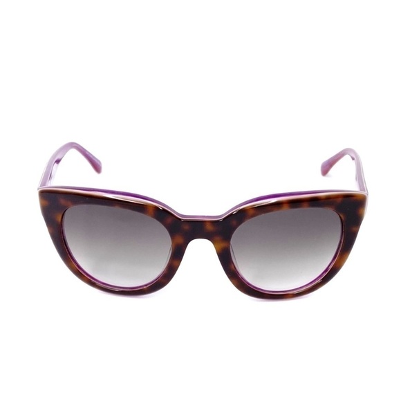 Derek Lam Lore Sunglasses Tortoise Brown and Pink Sunnies